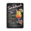 Vintage Metal Sign Decoration Gin & Tonic Cocktail Tinplate Poster Wine Whisky Art Plaque for Bar Home Wall Decor Tin Signs