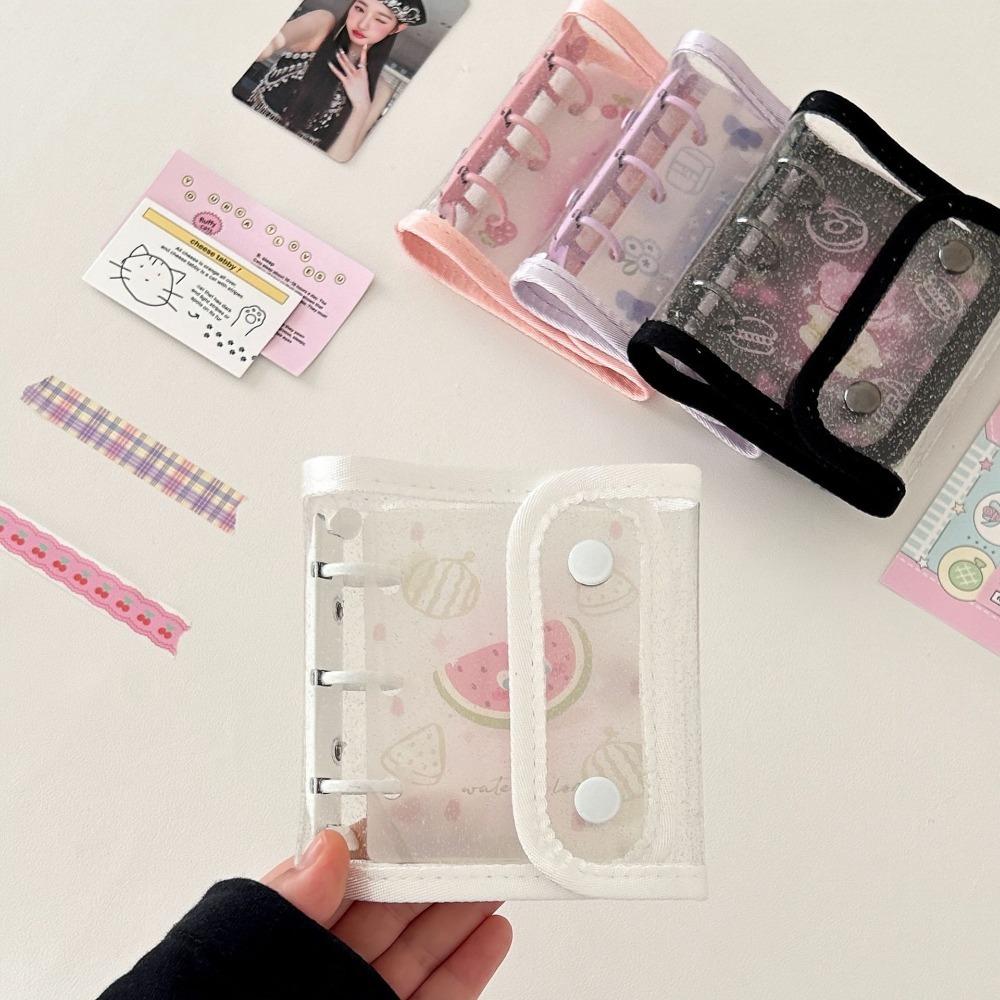 Альбом для фотографий с 3 кольцами, ПВХ альбом для фотокарточек, Новый альбом для коллекционирования карточек айдолов