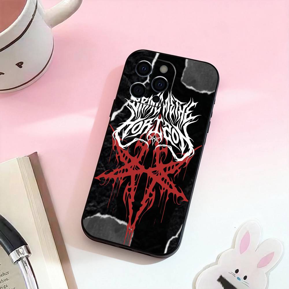 Bring Me The BMTH Horizon band Phone Case For iPhone 17,16,15,14,13,12,11 Plus,Pro Max,Soft Silicone Black Cover