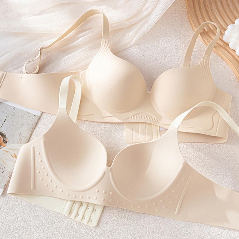 Seamless Lingerie Women's Gathering Bra Top Support Anti-sagging Secondary Breast Bra Push Up Bra