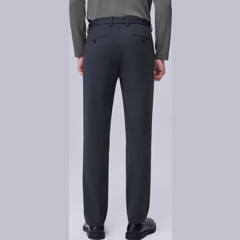 Yiliteng Winter Plush Business Casual Pants