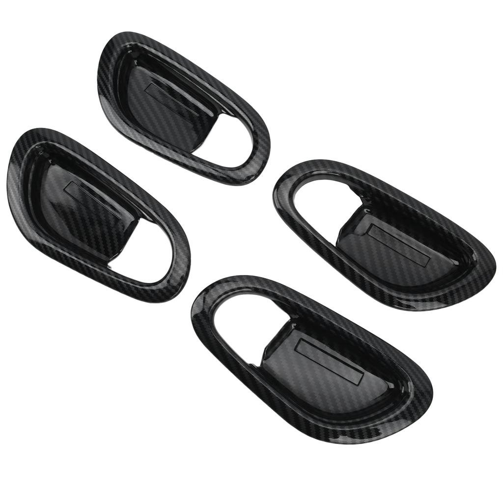 Внутренняя накладка на ручку двери, отделка из углеродного волокна, подходит для Nissan Navara Frontier NP300