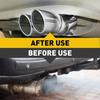 Car Dual Rear Exhaust Pipe Tail Muffler Tip Auto Accessories Replace Kit Chrome