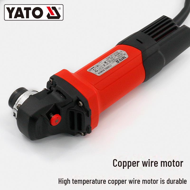 Электрическая угловая шлифовальная машина Yiertuo 100 мм M10 для шлифования, полировки и резки