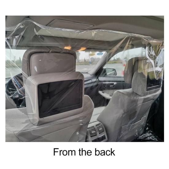 1,4x2 м прозрачная защитная пленка для автомобильной такси, изоляционная перегородка, защита от капель