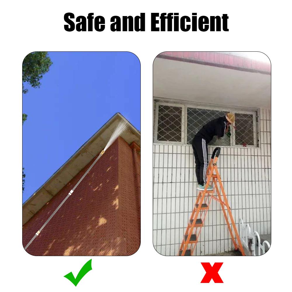 Насадка для распыления воды для автомойки Karcher серии K, металлическая струя, мощный инструмент для автоматической очистки с 5 быстрыми насадками, удлинительная палочка, насадка для очистки крыши