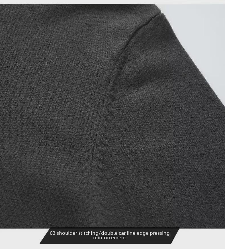 Мужской модный брендовый свитер с высоким воротом — свободный, теплый, толстый, на осень/зиму