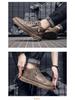 Autumn Men's Breathable High-Top Martin Boots: Trendy, Thick-Soled, Non-Slip Leather Casual Sneakers