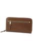 Long Wallet Round Zipper Type Genuine Leather Moderno Brown [Dakota] Women's DA-35097-40