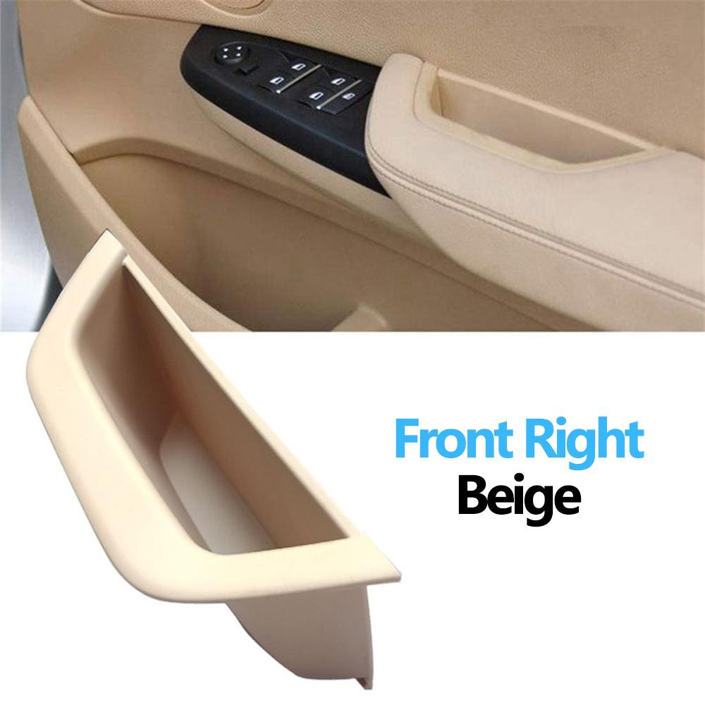 Кожаный чехол для внутренней пассажирской двери с левым рулем и правым рулем, кожаный чехол с внутренней ручкой в ​​сборе для BMW X3 X4 F25 F26