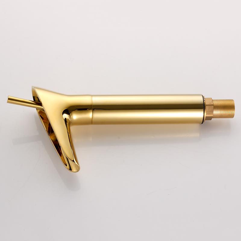 Basin Faucets Waterfall Bathroom Antique Faucet Single Handle Torneiras Para Banheiro Mixer Tap Deck Mounted Water Tap AL-9207K