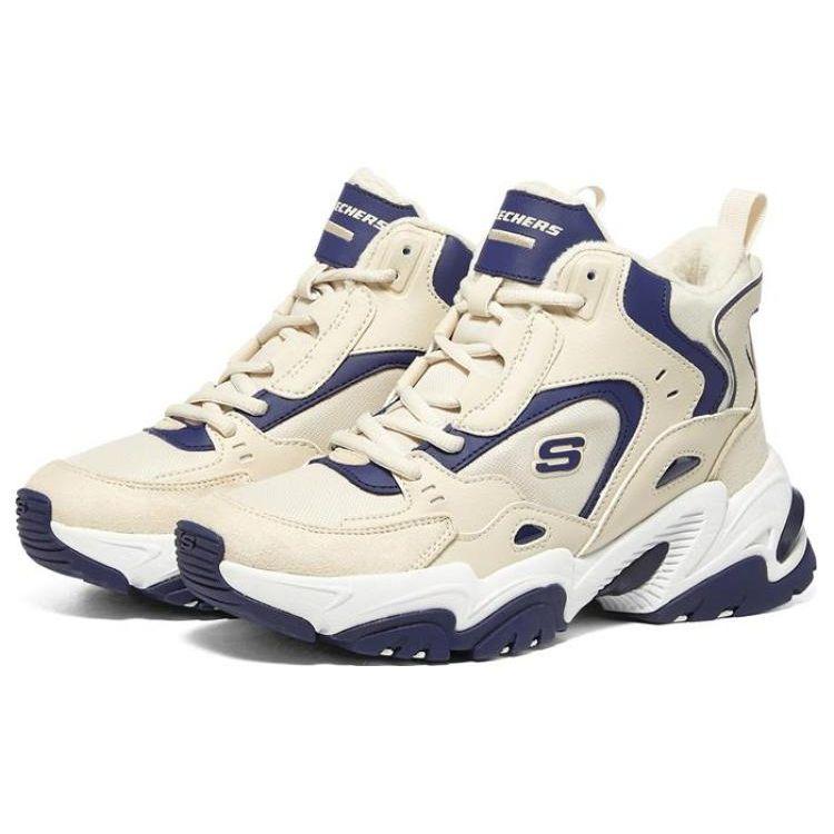 Skechers Stamina V2 Кожаная Ткань Удобные Универсальные Средневысокие Папины Кроссовки Женские кроссовки 167270-NTNV