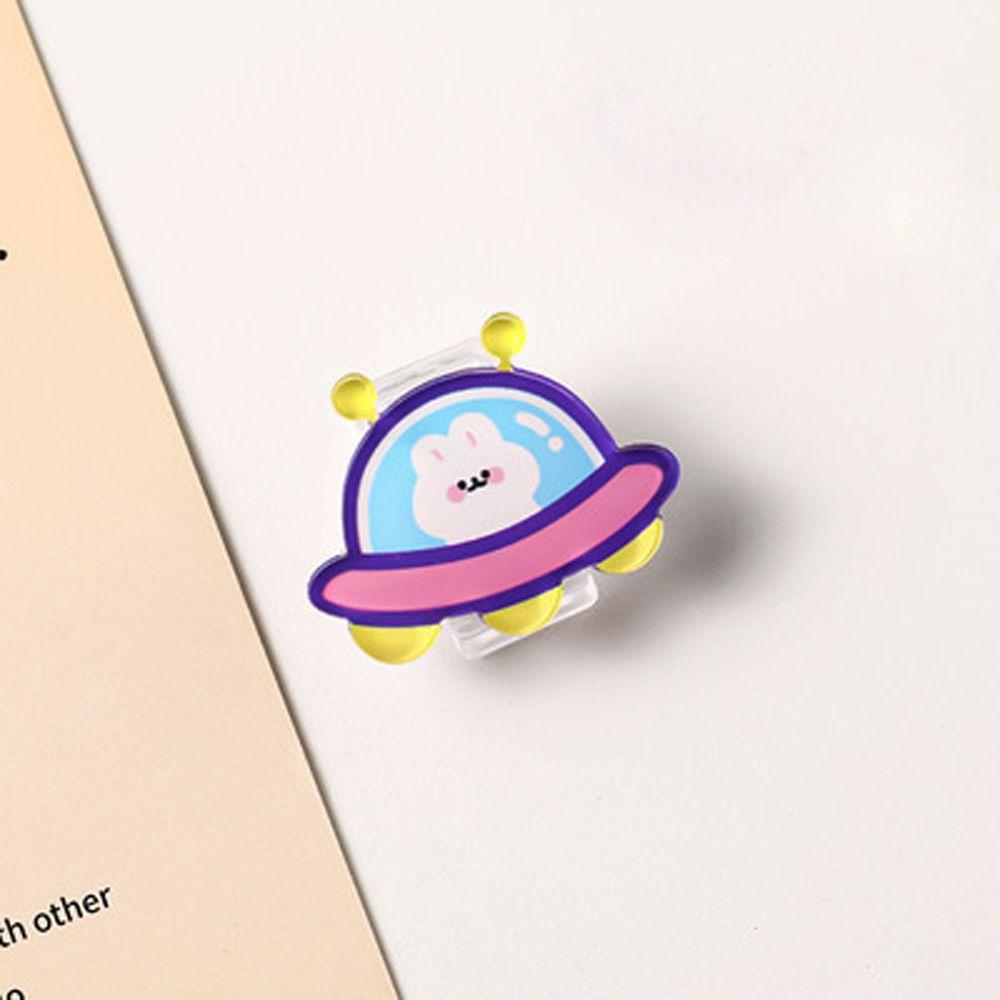 Letter Clip School Stationery Cartoon Binder Clips Snacks Sealing Clip Paper Clip Transparent Clip