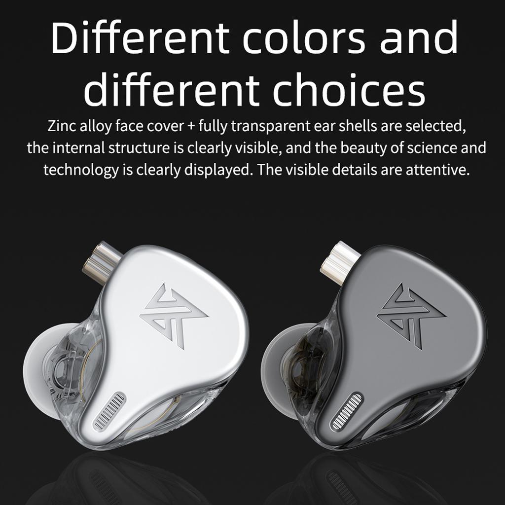 KZ DQ6 3,5 мм проводные наушники-вкладыши 3DD динамические Hi-Fi музыкальные наушники спортивная гарнитура 2-контактный съемный