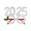 Рождественские очки 2025 года, реквизит для фотосессии на новогодней вечеринке, рождественские украшения, детские и взрослые очки, подарки для фотобудки, принадлежности, детские сувениры
