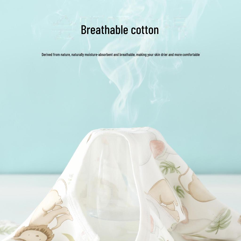 Комбинезон для новорожденных из чистого хлопка с длинными рукавами на весну и осень