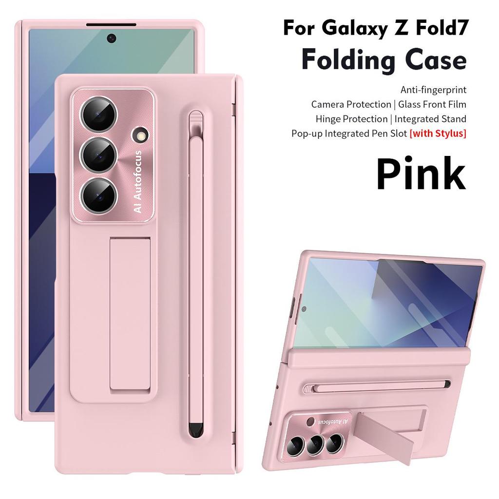 Чехол для телефона Samsung Galaxy Z Fold 7 со слотом для стилуса и креплением для шарнира