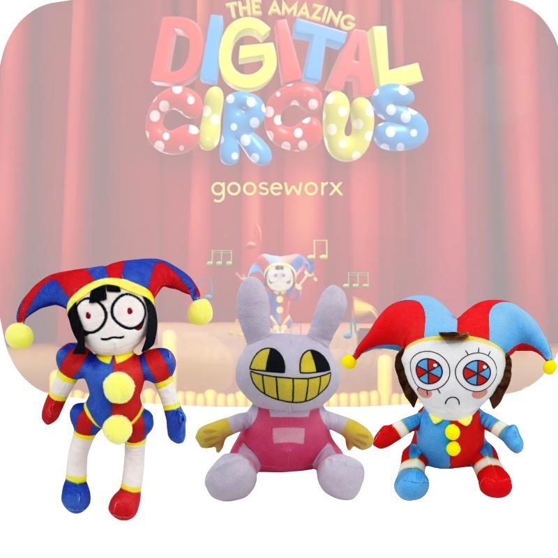 Плюшевая игрушка Удивительный Цифровой Цирк Уникальный и очаровательный дизайн клоуна Высота 25 см