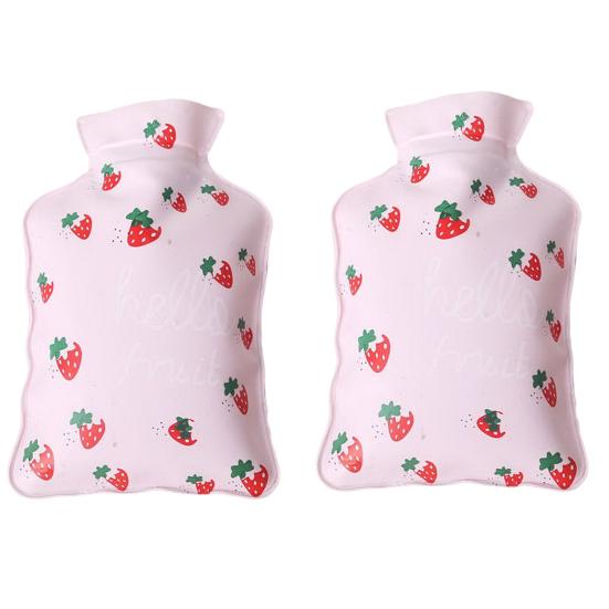 2 шт., грелка, ПВХ высокой плотности, хорошее уплотнение, утолщенный внутренний резервуар, надежное сохранение тепла, грелка, грелка