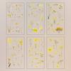 6 pcs/pack Adhesive Scrapbook Stickers Nature Transparent Flower Stickers  Hand Ledger