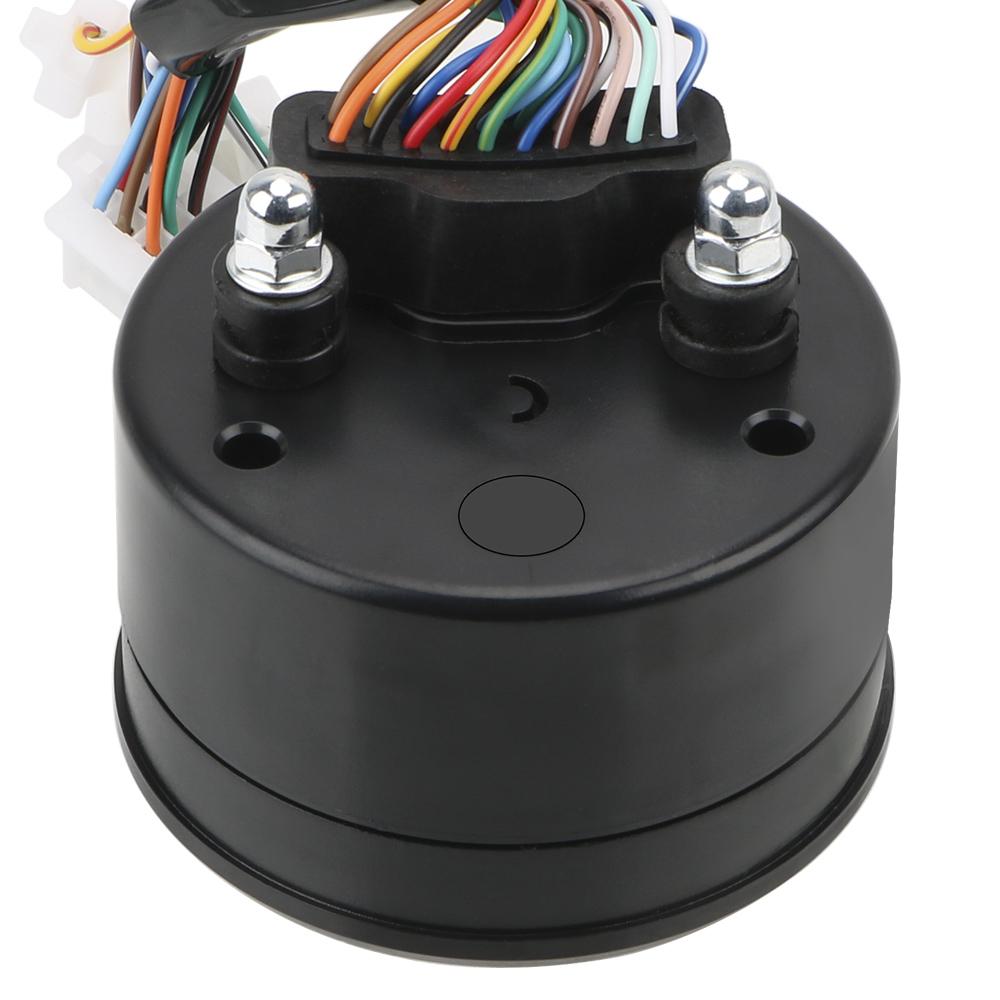 LED Multi-function Digital Indicator Tachometer Fuel Meter Anti-glare Night Vision Dial Odometer Motorcycle Panel Speedometer