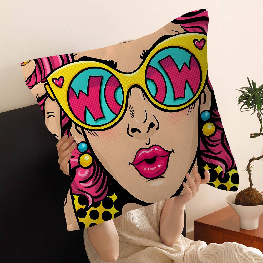 Roy LLichtenstein Art Pillow Cover Design cushion Cover decor Holiday Decorati