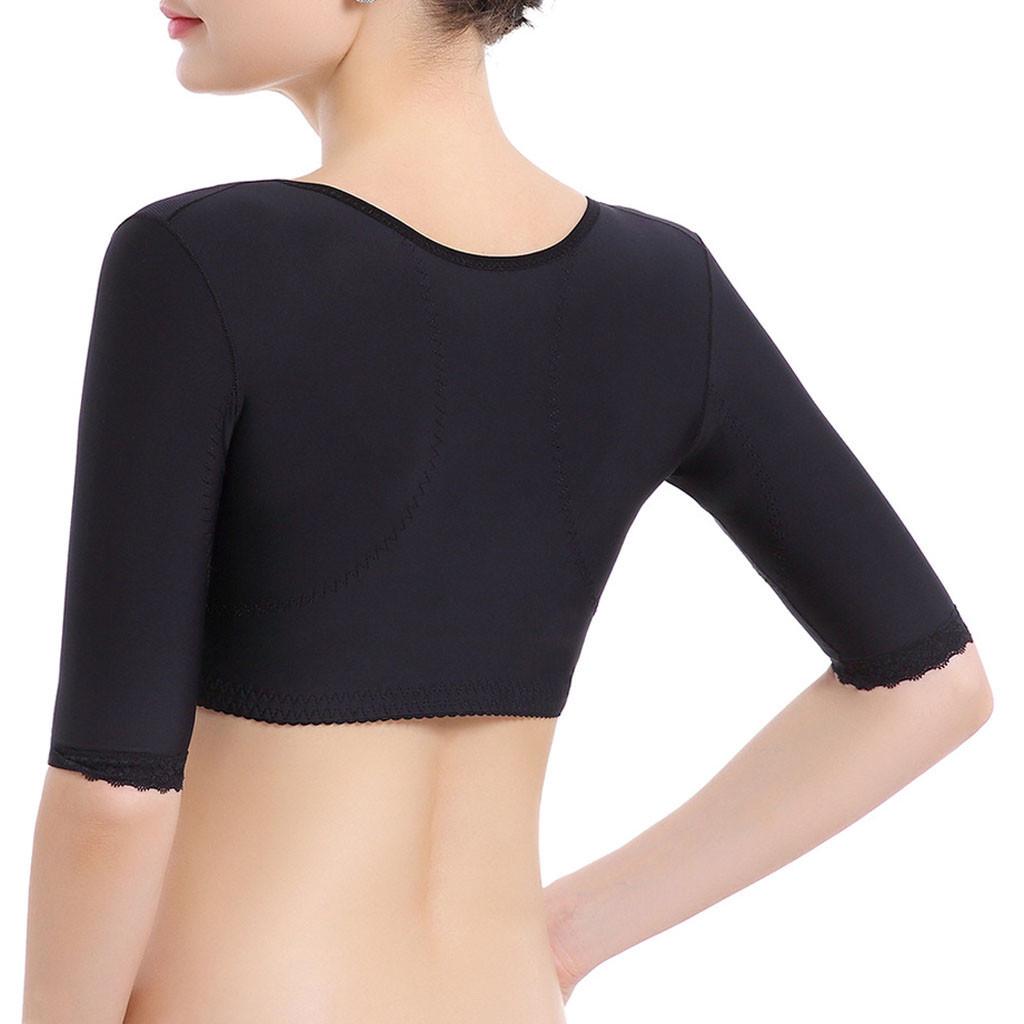 Женский утягивающий компрессионный утягивающий топ с коротким рукавом