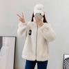Fleece Jacket Women's New Winter Fleece Autumn and Winter Fleece Short Sweater Thick