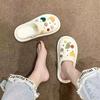 Fashion Summer Kawaii Woman Slippers Anime Shoes for Women 2024 Sandals Cartoon Outside Junior Cute On Beach Slides Designer Promotion F