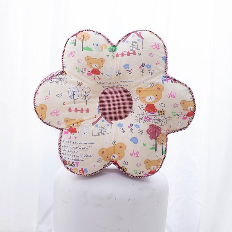 Корейская подушка с цветком сливы: Подушка для сна из 100% хлопка для офиса и спальни