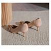 2025 Spring Summer New Women's French High Heels - Small Fragrance Style Color-Blocked Pointed-Toe Stiletto, Sexy Shallow Mouth Pumps XCY-180