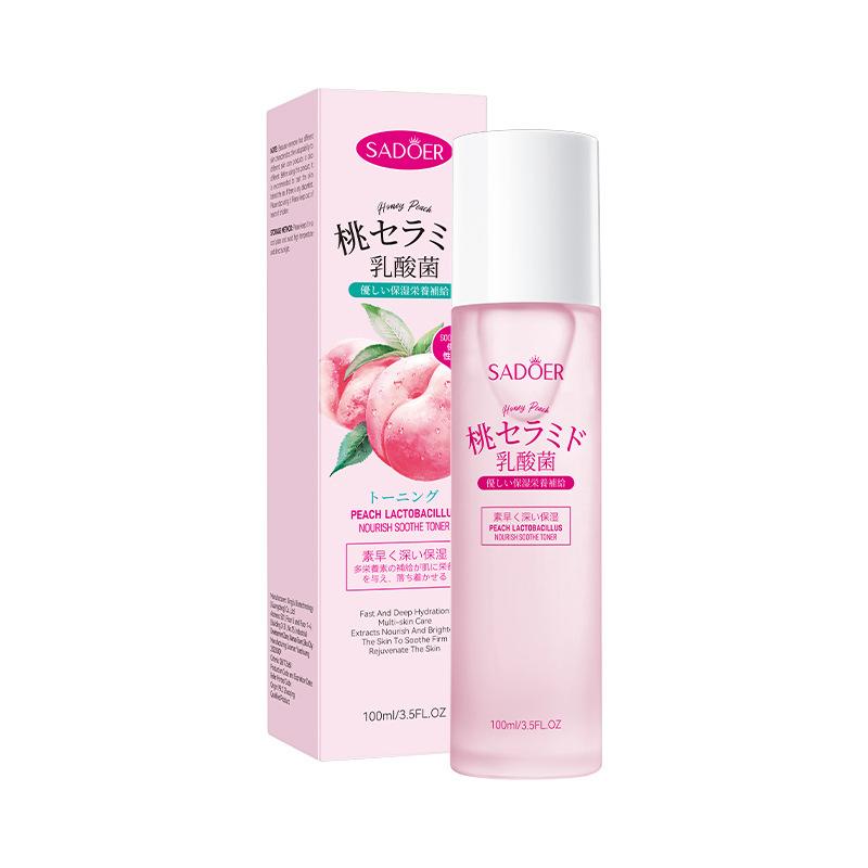 SADOER Nourishing Soothing Moisturizing Water Peach Lactobacillus Toner