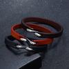 Vogue Wristband Bangle Hook Leather Party Male Punk Hot Sale Gifts Beautiful 2 Sizes Wedding Bracelet
