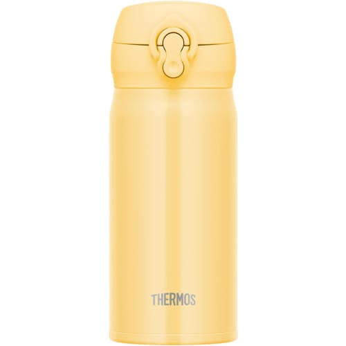 Thermos Вакуумная портативная кружка, 350 мл, кремово-желтая, со съемным носиком для легкой очистки, легкая, открывание одним касанием, нержавеющая сталь B