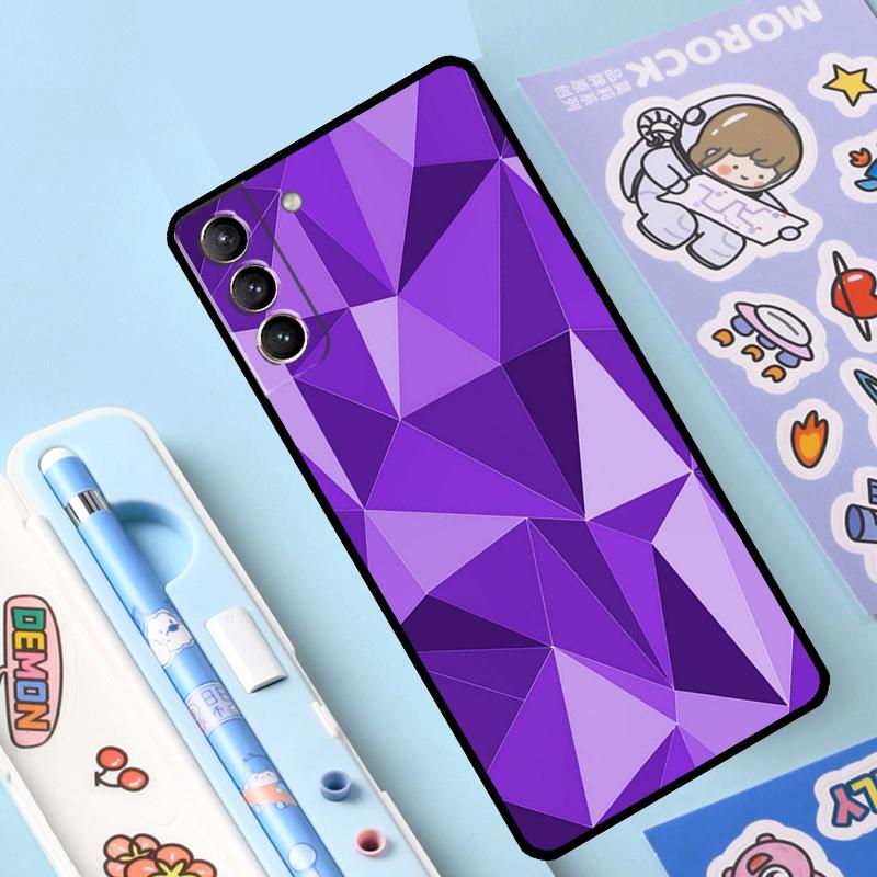 Геометрический Абстрактный Кристальный Чехол для Samsung Galaxy S23 S21 S22 Ultra Plus Note 10 20 S8 S9 S10 Plus S20 FE Чехол