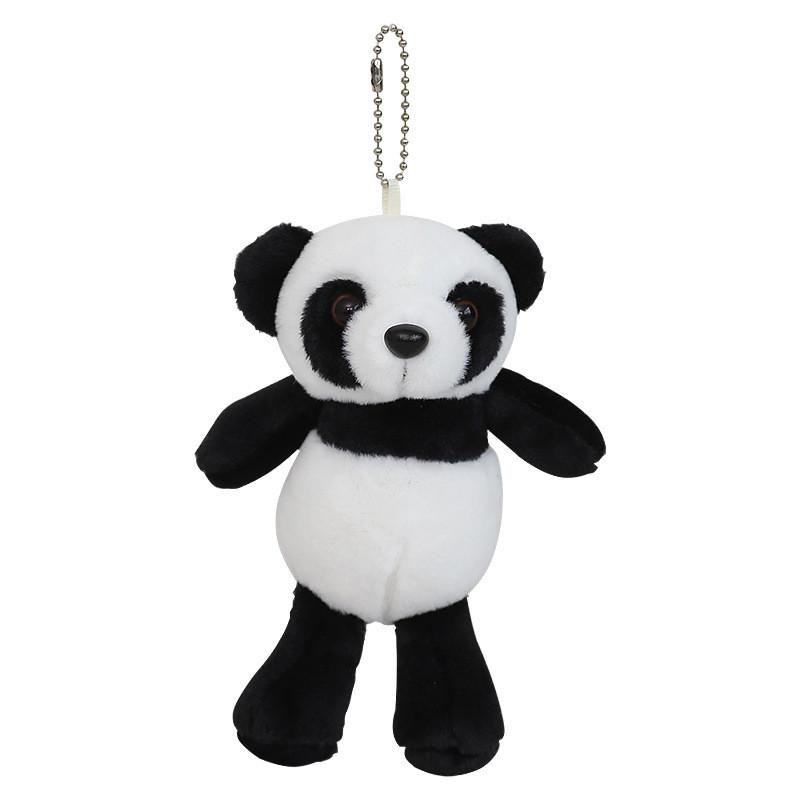 Adorable Panda Plush Keyring With Magnetic Circles For Kids Bag Decor And Gift