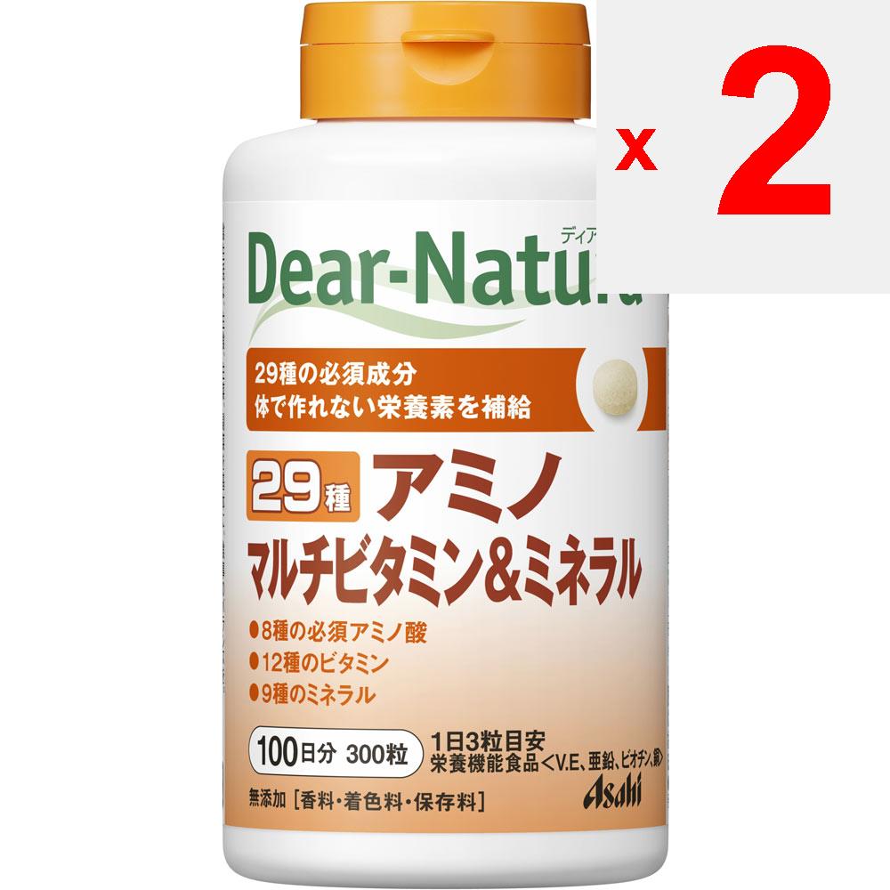 Asahi Dear-Natura 29 Amino Multi Vitamins & Minerals 300 капсул Комплексные витамины Комплексные витамины