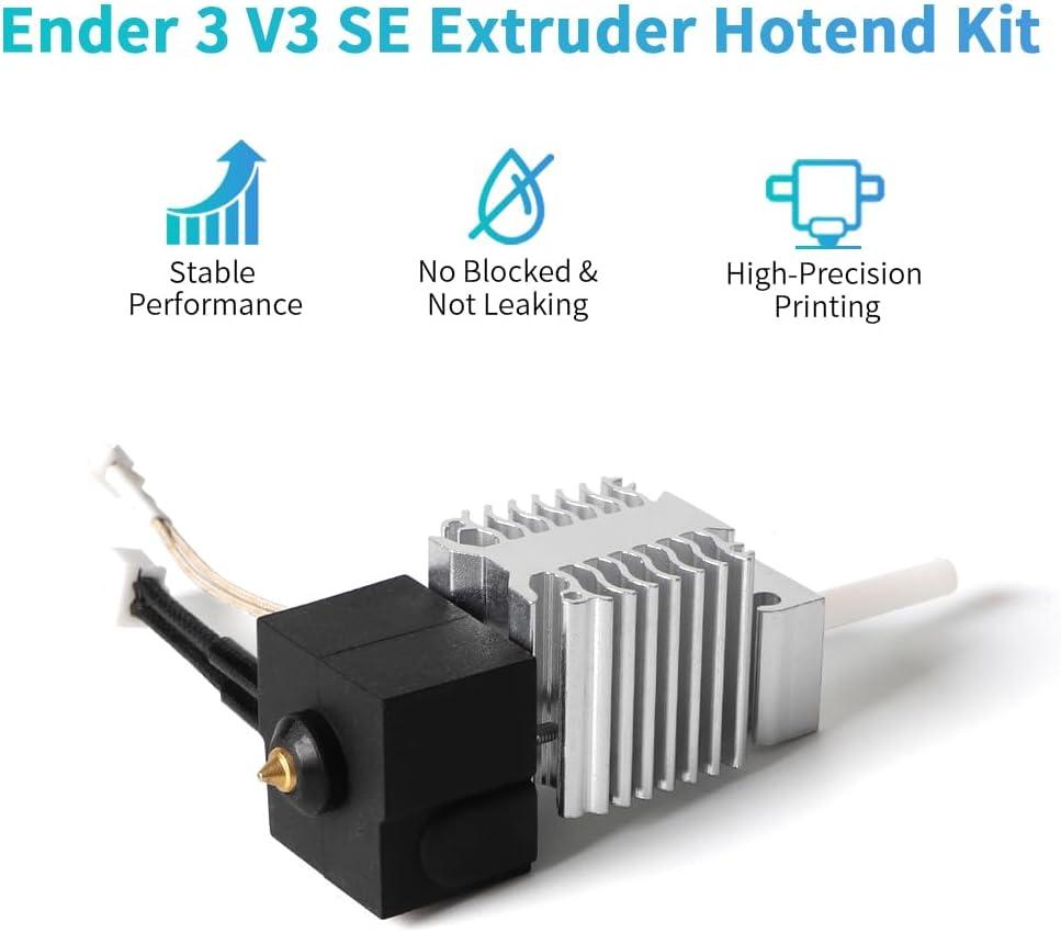 Creality Ender 3 V3 SE Hotend Nozzle Kit Efficient Heating Cooling Dissipate Heat Stainless Steel Throat 3D Printer Accessories