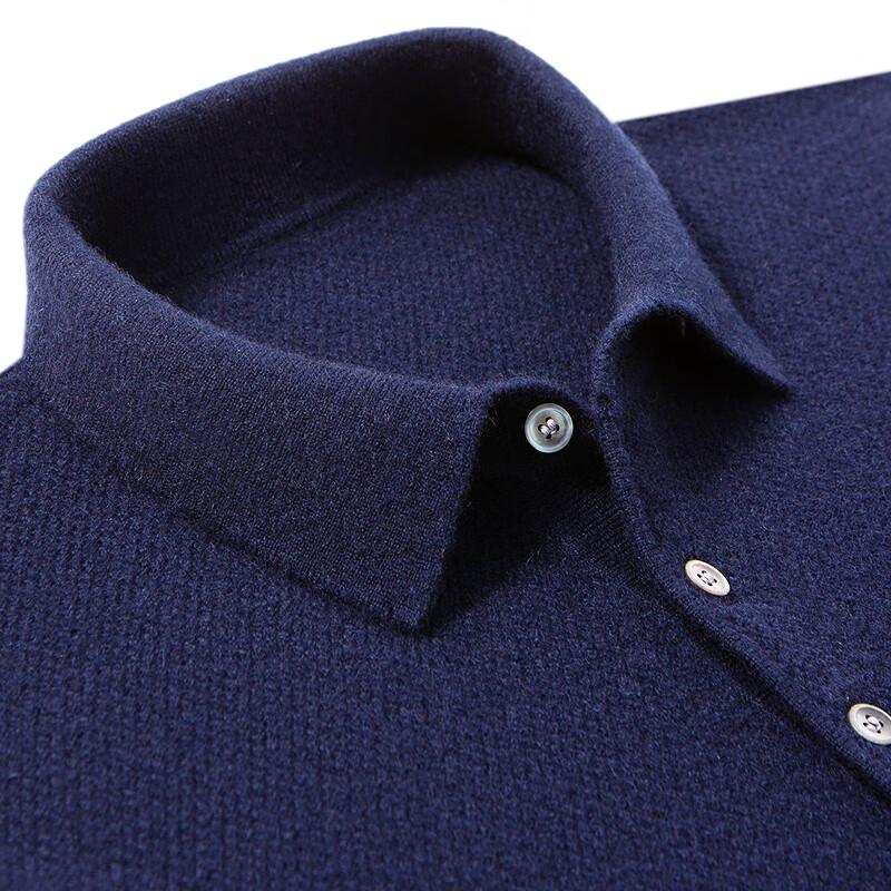 Мужской кашемировый свитер FAPAI с отложным воротником