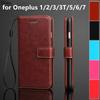 Oneplus 1 Case Card Holder Cover Case for Oneplus 3 3T 1+5 5T 6 6T One Plus 7 7T 8 9 10 Pro 9R 10R 9RT Leather Flip Cover Retro