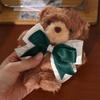 Soft Little Bear Keychain Fluffy Bear Bag Pendant Bowknot Bear Plush Toy  Birthday Parties