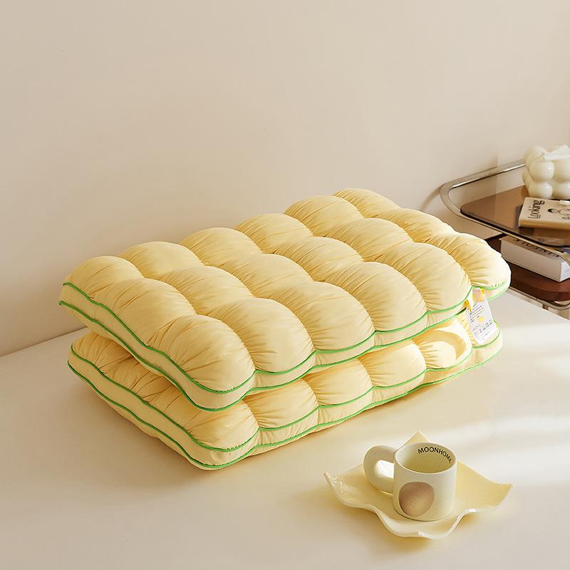 Обнимающая подушка-облако-ананас, мягкая, как перышко, бархатная подушка для головы, лечебная и облегчающая, для сна, украшение изголовья, подушка с высокой упругостью