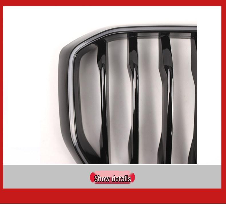 Gloss Black Double Bar LED Grille for 19-22 BMW X5 G05