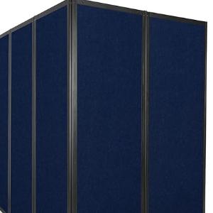 Rolling Privacy Room Divider with Lockable Wheels Office Dividers Partition with Felt Board for Home Dorm Decor