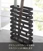 Yamazaki Зонт W30 x D10 x Также можно хранить складной 2361 Подставка, Широкая, Черная, Прибл.. В43см, КИРПИЧ, зонты,