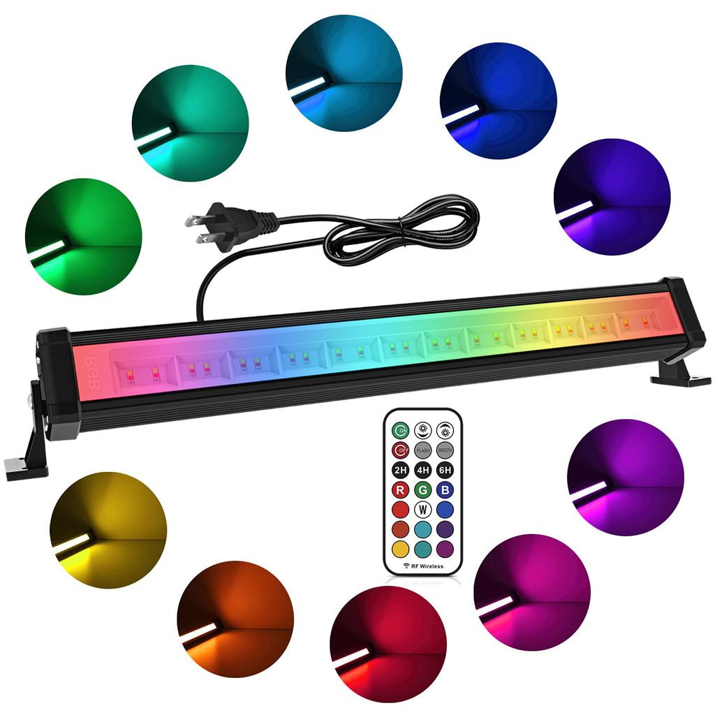 MEIKEE RGB Floodlight, Atmosphere Flood Light, Outdoor Color Light, Dimmable, Decorative Lighting for Christmas, Weddings, Bars, Hotels, Lounges,