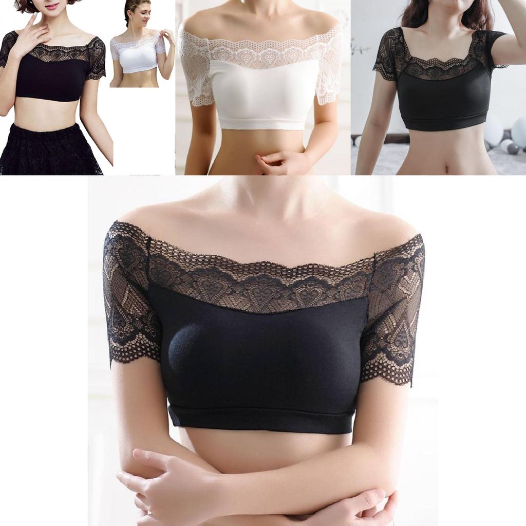 Elegant Women Sexy Lace Padded Bra Bustier Bralette Blouse For Stylish Comfort