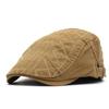 Chao Embroidered Beret Stitching Retro Duck Tongue Cap Men and Women Couples Cotton Outdoor Travel Forward Hat
