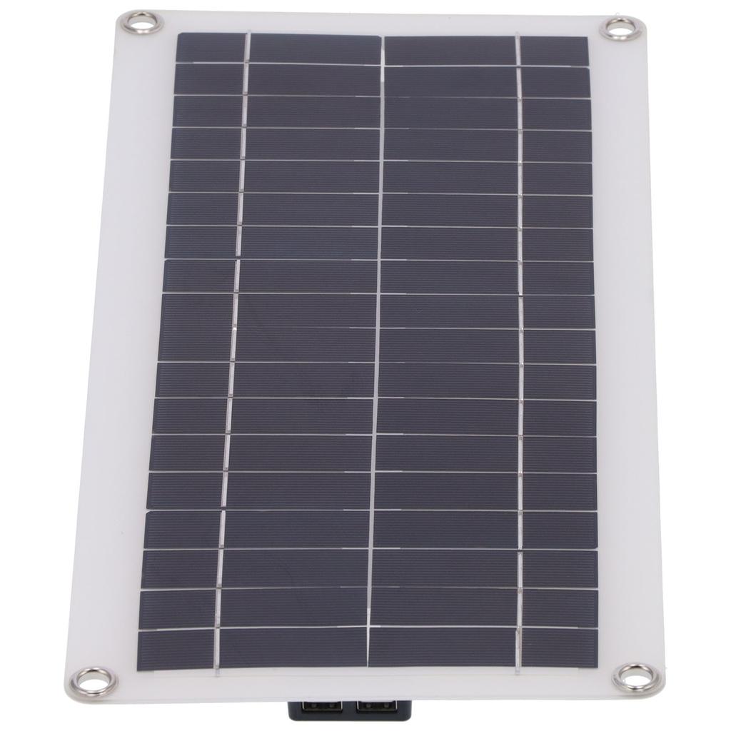 20 Вт Гибкая поликристаллическая солнечная панель Двойное USB солнечное зарядное устройство для уличного солнечного фонаря Автомобильный аккумулятор