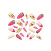 Sweet Pink Fresh Fruit Wearable Nails Cherry Lemon Manicure Fake Nails 3D Nail Patch